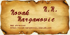 Novak Marganović vizit kartica